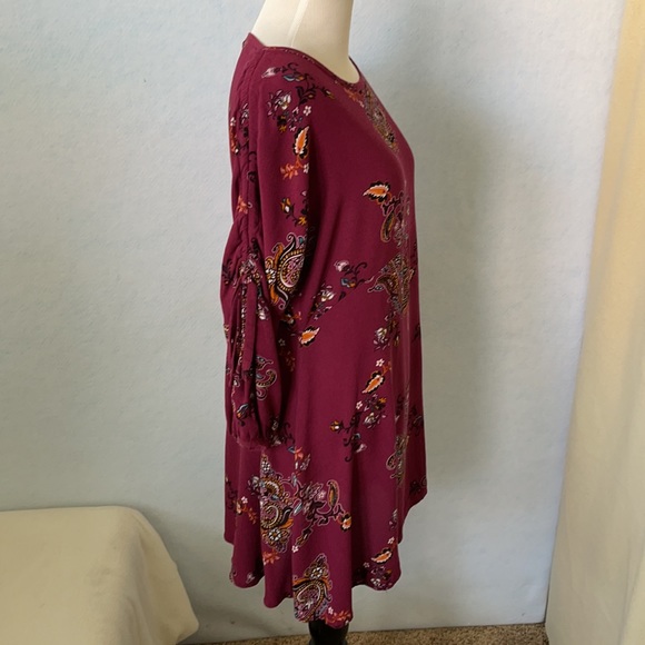 Charming Charlie Purple Paisley Above Knee Dress - Picture 5 of 12
